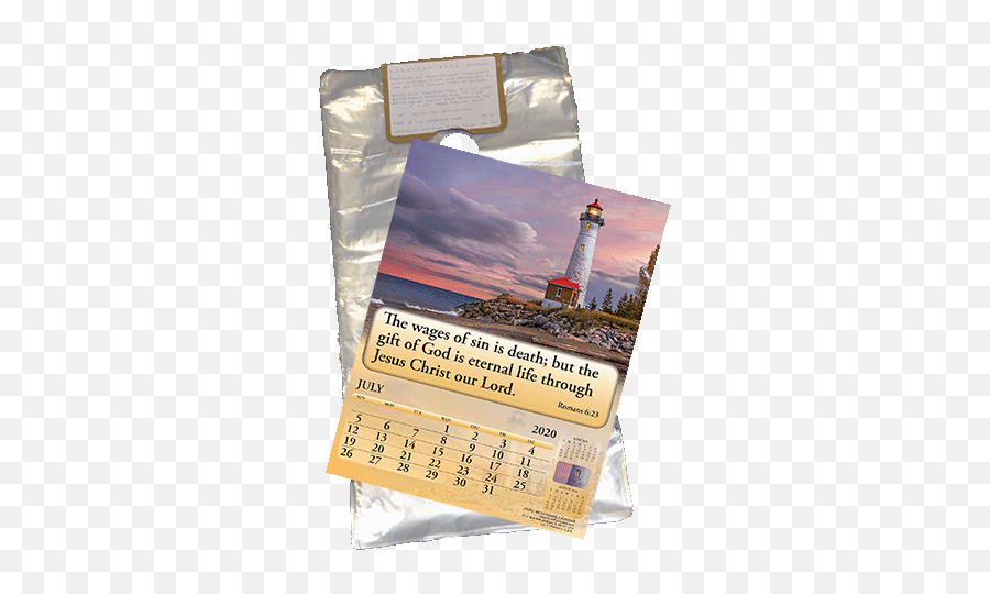 Standard Calendar Doorknob Bag Associated 6666 - Lighthouse Png,Transparent Calendars