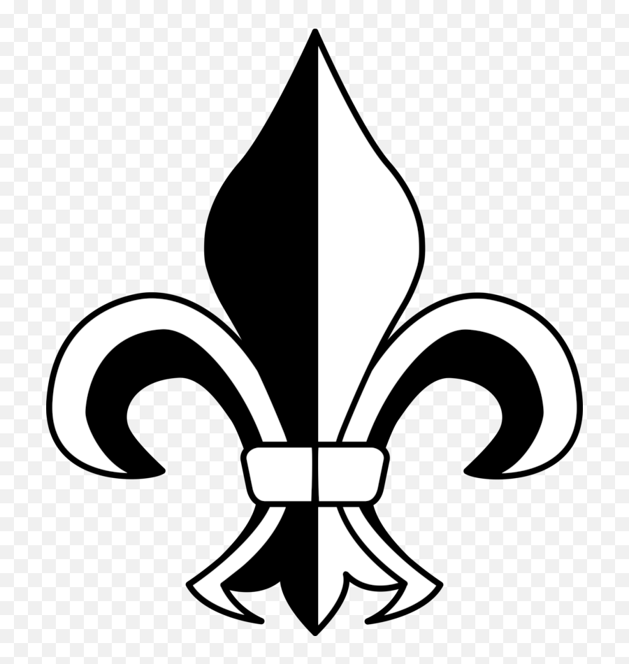 Fleur De Lis New Orleans Saints Symbol - Fleur De Lis Clipart Png,Saints Png