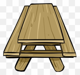 Royalty Free Library Bench Clipart - Transparent Cartoon Picnic Table Png,Picnic Table Png