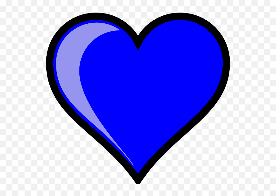 Free Blue Heart Transparent Background - Clip Art Hearts Blue Png,Blue Heart Png