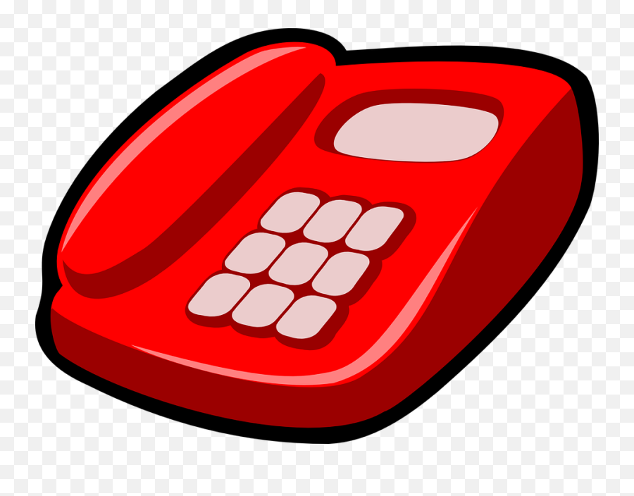 Telephone Red Phone - Telephone Cartoon Png,Cartoon Phone Png