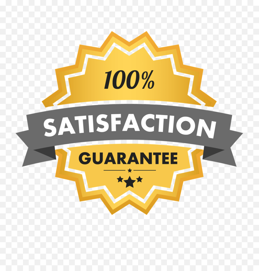 Satisfaction Guarantee 100 - Satisfaction Guaranteed Logo Png,Satisfaction Guaranteed Logo
