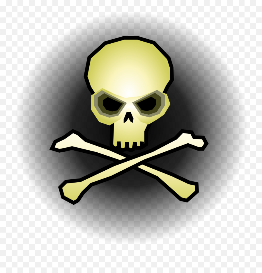 1024px - Skull Png,Danger Png