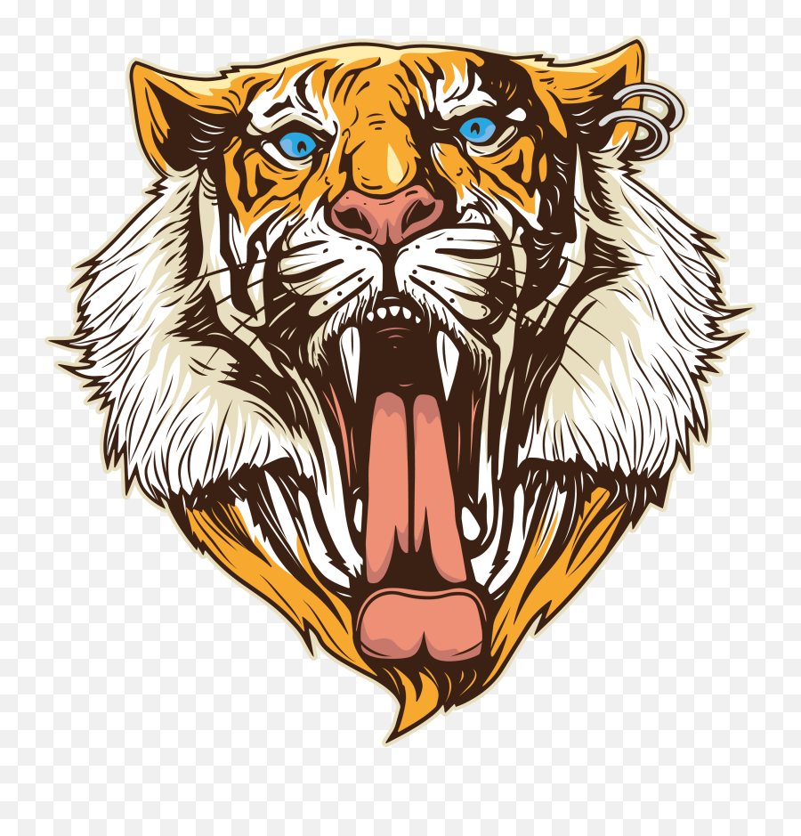 Download Tiger Png Logo - Full Size Png Tiger Head Png,Tiger Png