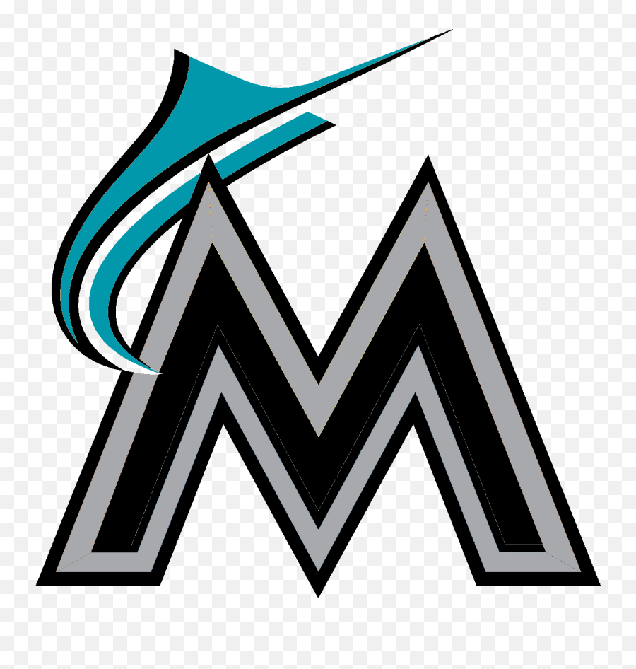 A Couple New Caps And Revised Logos For Mlb Teams - Concepts Miami Marlins Logo Small Png,M Logo