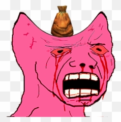 Brainlet Pink Wojak Know Your Meme - Pink Wojak Png,Wojak Png