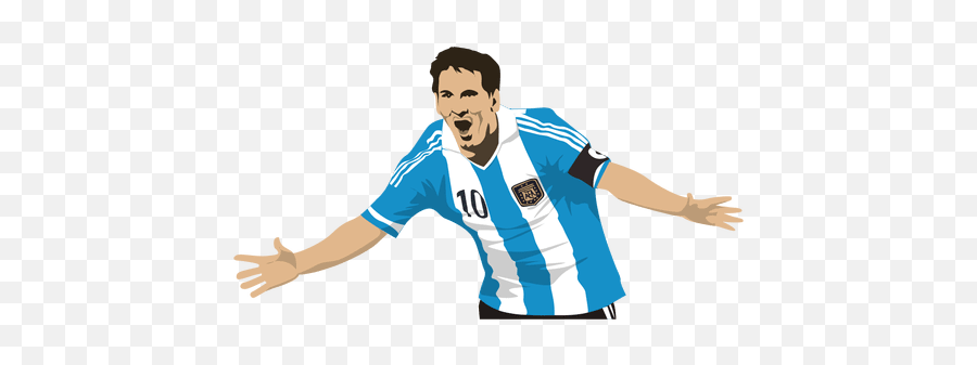 Lionel Messi Cartoon - Messi Argentina Png Cartoon,Lionel Messi Png