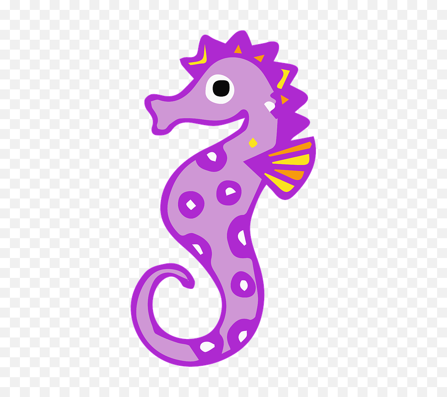 Seahorse Cartoon Png 5 Image - Seahorse Drawing For Kids,Seahorse Png