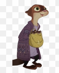 Download Image Mrs Otterton Transparentpng Zootopia Wiki - Zootopia Mrs Otterton Png,Zootopia Png