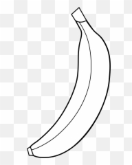 Download Banana 5 Image Png Images Clipart Free - Outline Black And White