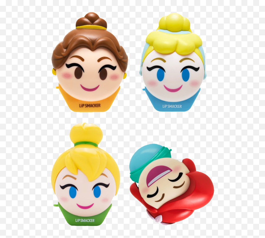 Lip Smacker Emoji Balm 4 Pack - Princess Lip Smacker Disney Emoji Png,Cinderella Transparent