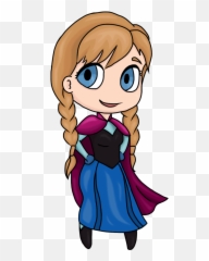 Chibi Anna By The Rose Of Tralee - Frozen Drawing Elsa Y png