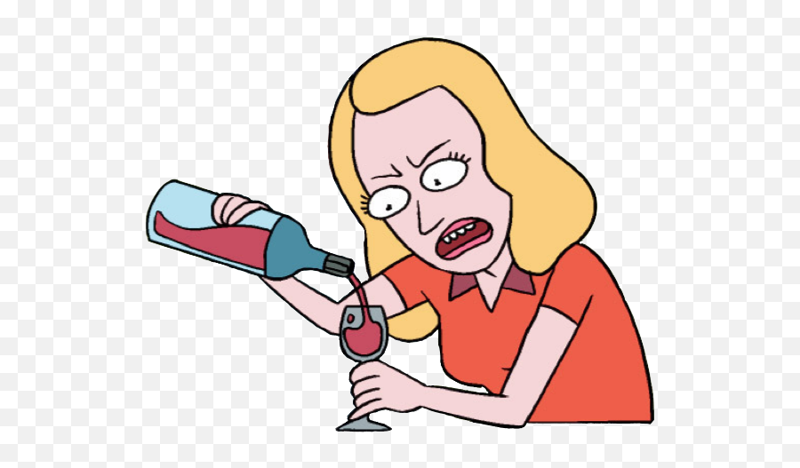 Rick And Morty Comics Beth Smith Alcohol - Beth Smith Transparent Png,Morty Transparent