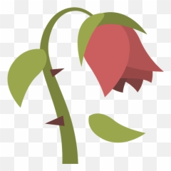 Wilted Flower Emoji Clipart Free Download Transparent Png