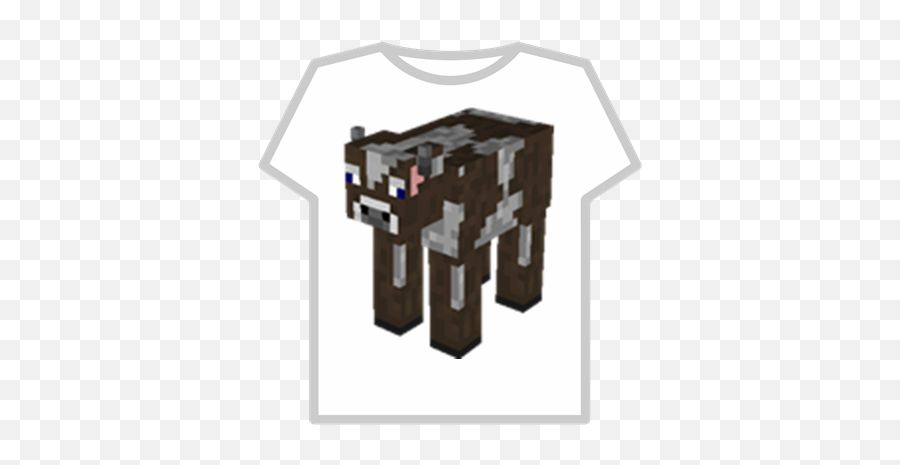 Minecraft Cow T - Shirt Roblox Roblox T Shirt Evil Png,Minecraft Cow Png