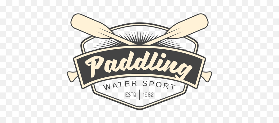 Hipster Paddling Logo Template - Label Png,Hipster Logo