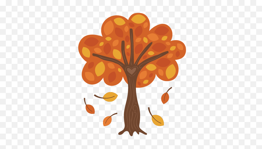 Fall Tree Transparent Background Png Mart - Cute Fall Tree Clipart,Trees Background Png