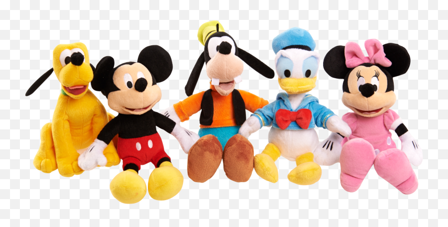 Mickey Mouse Clubhouse Bean Plush - Disney Plush Mickey And Friends Png,Mickey Mouse Clubhouse Png