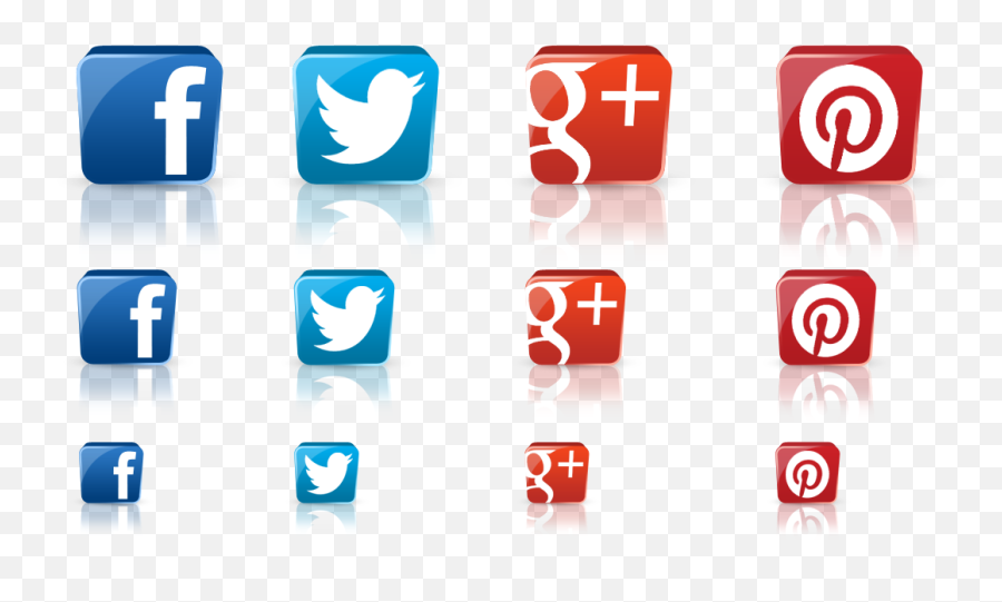 Download Hd 3d Social Media Icon Png - Social Media Icons 3d Png,Social Media Logos