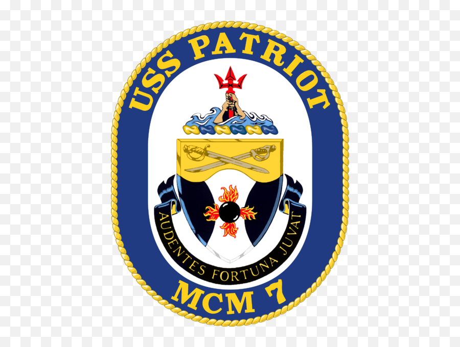 Mine Countermeasures Ship Uss Patriot - Uss Chief Mcm 14 Crest Png,Patriot Png
