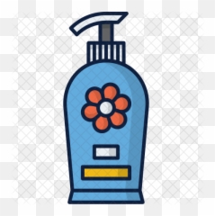 Shampoo Icon Of Colored Outline Style - Png