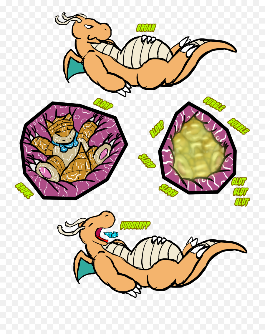 Sketch - Pokemon Vore Digestion Png,Dragonite Png