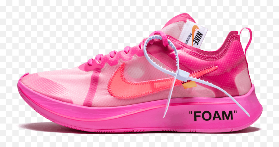 Nike X Off White The 10 Zoom Fly - Nike Zoom Fly Off White Rose Png,Off White Logo Png