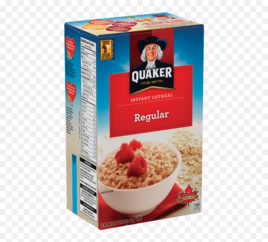 Quaker Peaches Cream Instant Oatmeal - Quaker Oatmeal Maple Brown Sugar Png,Oatmeal Png