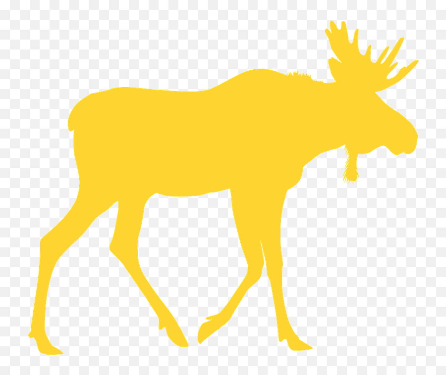 Moose Silhouette - Moose Png,Moose Silhouette Png