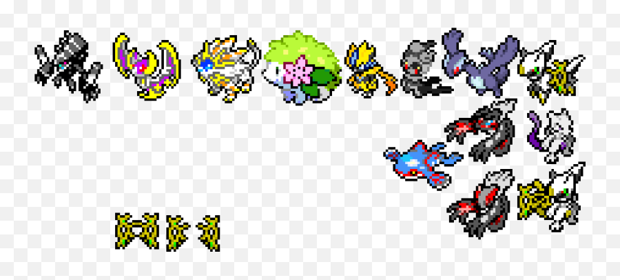 Pixel Art Maker - Necrozma Pixel Art Lunala Png,Solgaleo Png