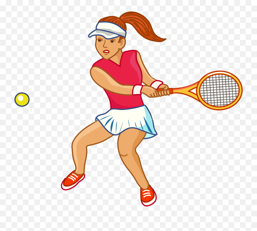 Tennis Player Clipart - Strings Png,Tennis Png