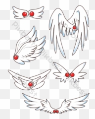 Cartoon Wings Templates - Automotive Decal png