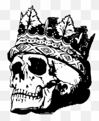 Skull With Crown - Free vector graphic on Pixabay png