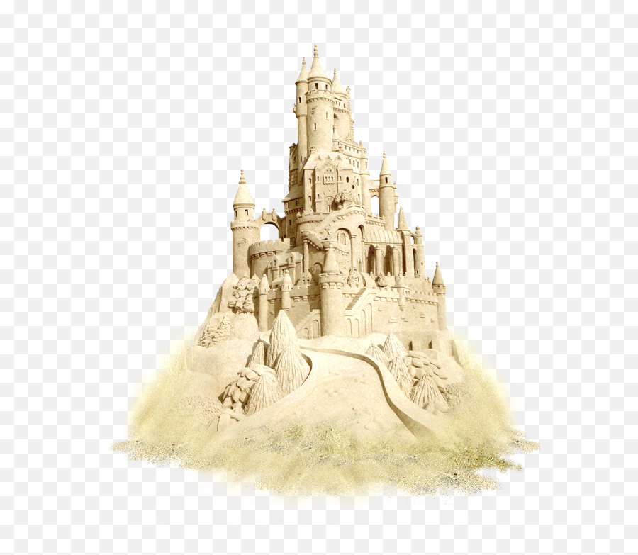 Download Hd Sand Clipart Sculpture - Sand Castle No Background Png,Sandcastle Png