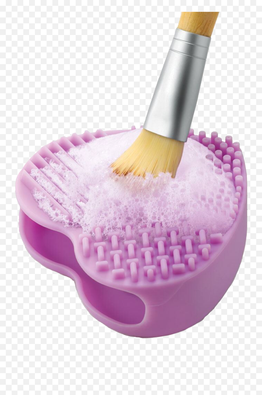 Download Heart You Makeup Brush Cleaner - Makeup Brush Scrub Brush Png,Makeup Brush Png