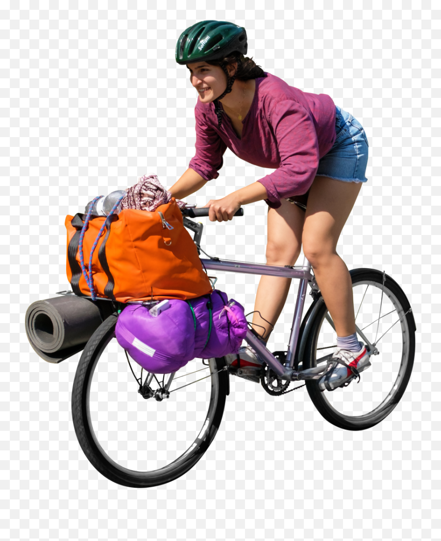 Photoshop People - Biker Cutout Png,People Biking Png
