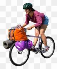 Photoshop People - Biker Cutout Png,People Biking Png