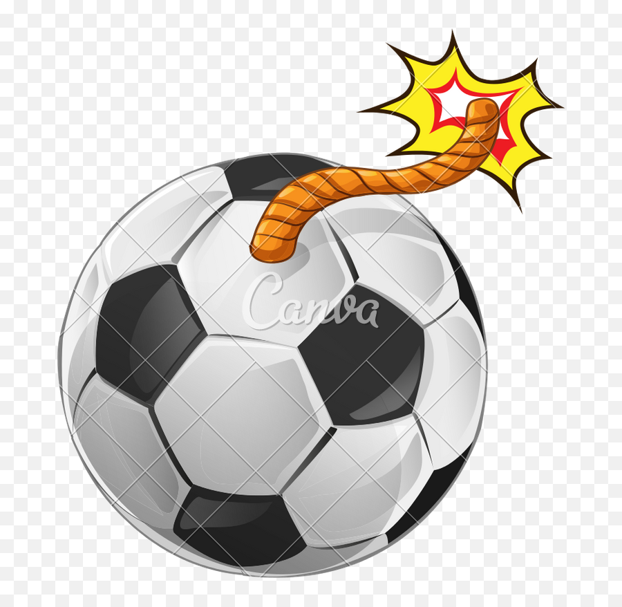 Abstract Football Bomb Shape Vector - Bola De Futebol Bomba Png,Bola Png