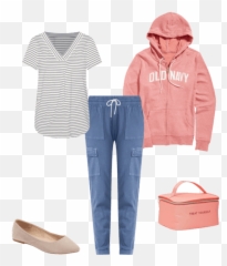 Old Navy Outfits Zip Hoodie - Hooded png