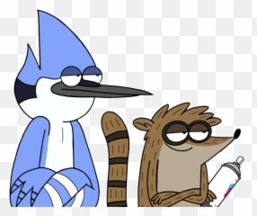 Dibujos Tumblr - Regular Show Mordecai And Rigby Ohh Regular Show Transparent Png,Mordecai Png