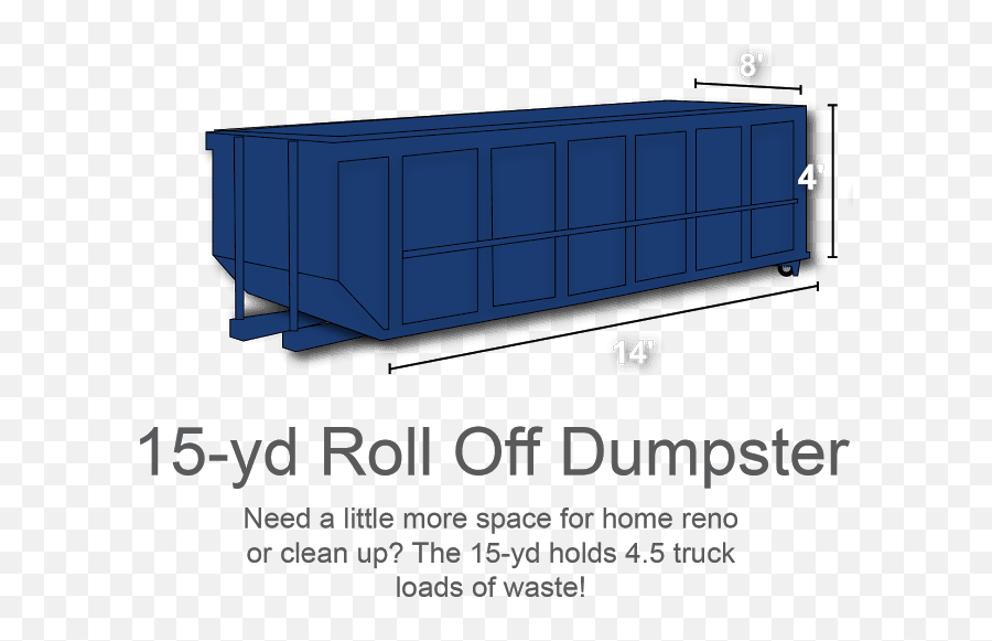 Roll Off Dumpster Services - Vertical Png,Dumpster Transparent