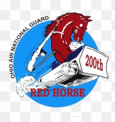 200th Red Horse Charging Charley - Squadron Logo png