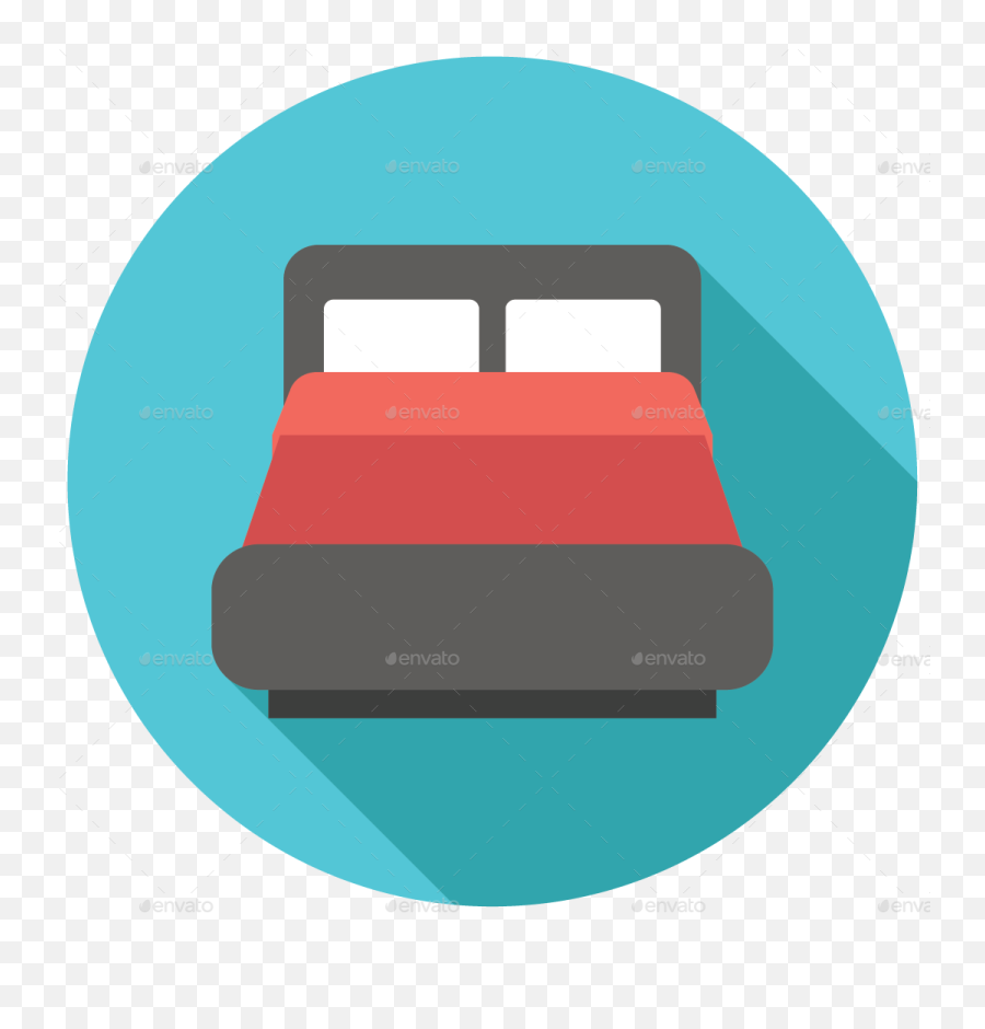 Bed Icon Png Transparent Image - Bedroom Icon Png,Bed Icon Png