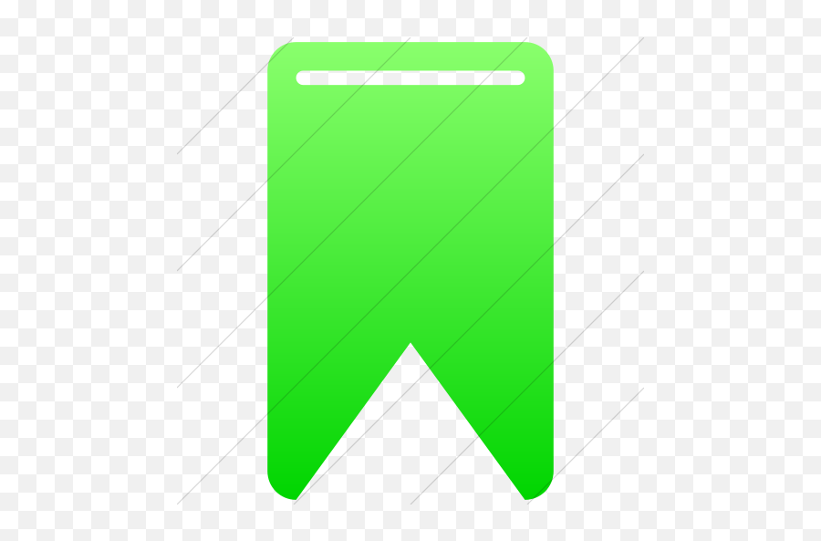 Iconsetc Simple Ios Neon Green - Green Bookmark Icon Png,Bookmark Icon Png