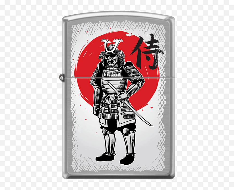 Zippo Samurai Warrior - Zippo Lighter Chromium Png,Scary Chrome Icon Png