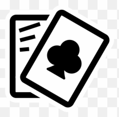 Blackjack - Poker Cards Clipart Png,Blackjack Icon