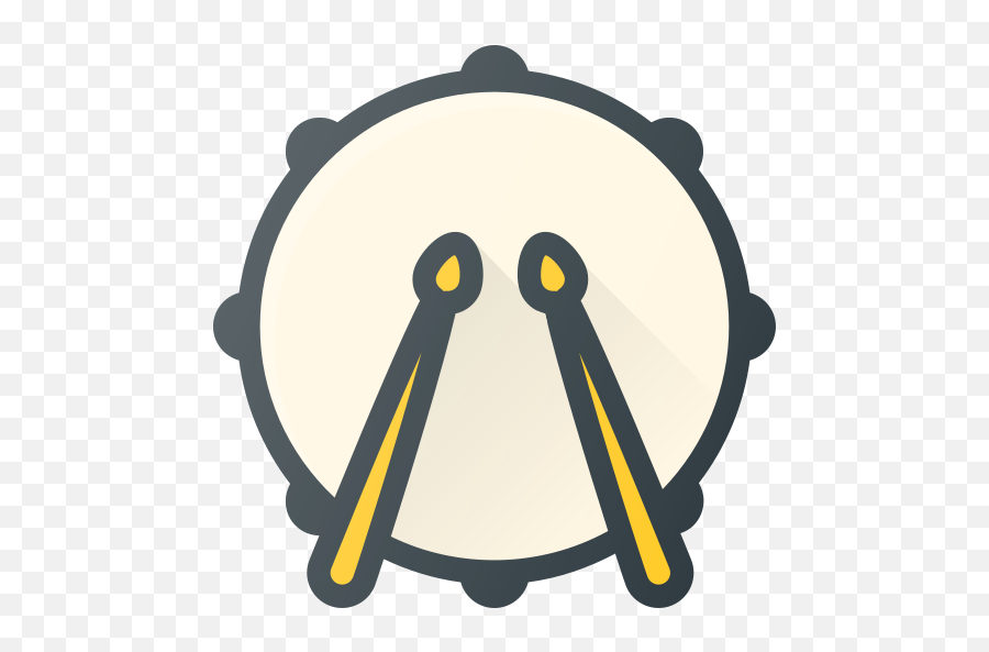 Music Instrument Play Drum Stick - Timbrel Png,Percussion Icon