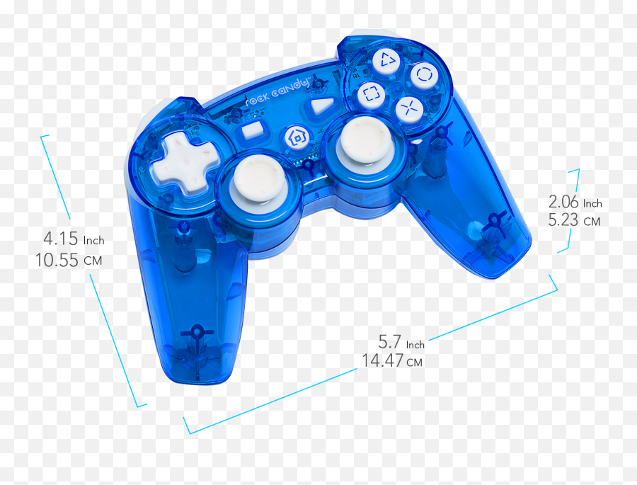 Pdp Rock Candy Ps3 Wireless Controller - Rock Candy Ps3 Wireless Controller Png,How To Change Ps3 Icon Colors