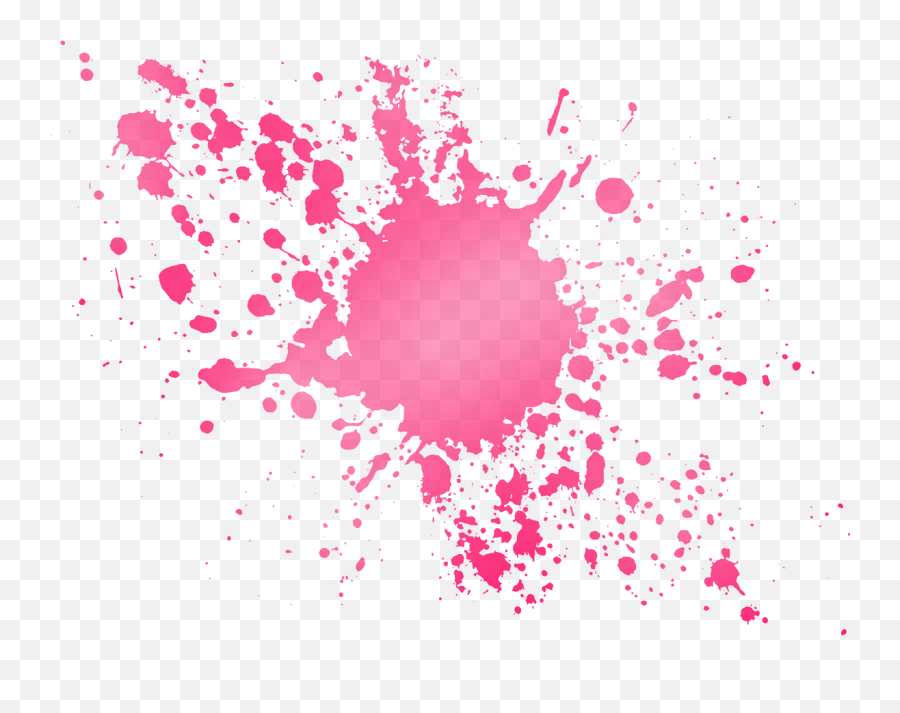 Paint Splat Png - Pink Paint Splash Png,Paint Splat Png