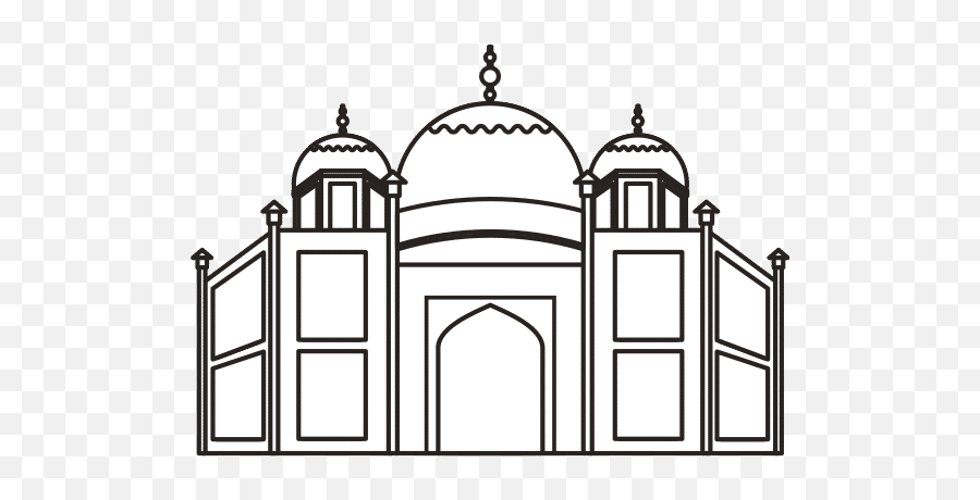Taj Mahal Frame Icon Png